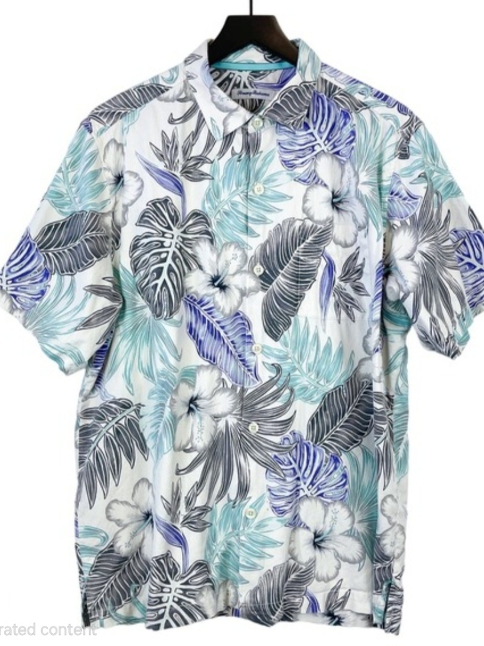 Tommy Bahama Konkan Jungle Silk Blend Camp Shirt